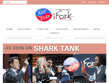 Tablet Screenshot of ifork.com